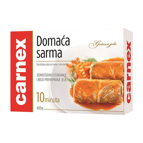 Carnex - Domaća sarma (Kohlrouladen in Würzsoße) - Karton 15 × 400 g