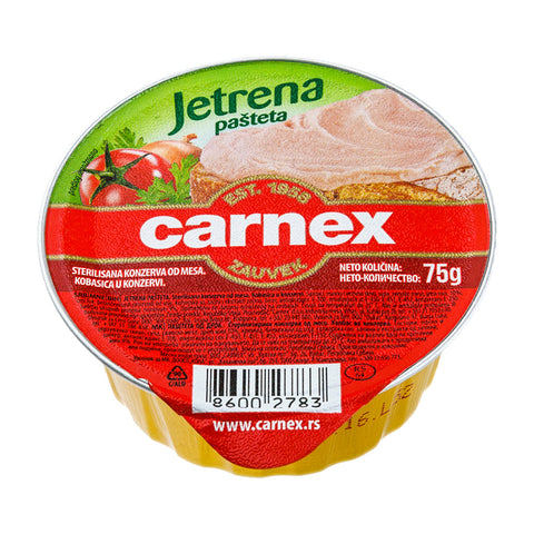 Carnex - Leberpastete (Jetrena pašteta) - 14 × 75 g