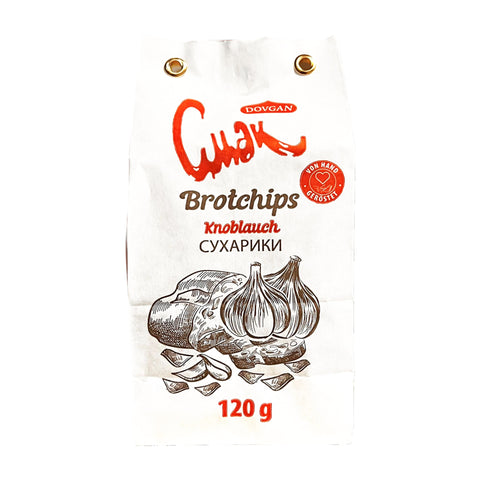Cmak - Brotchips mit Knoblauch - 12 × 120 g