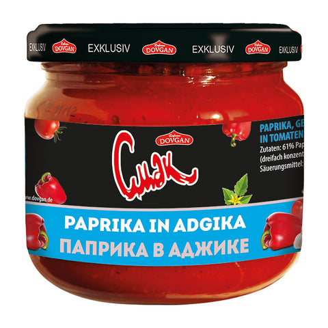 Cmak - Gebratene Paprika in Adschika - Karton 12 × 345 g