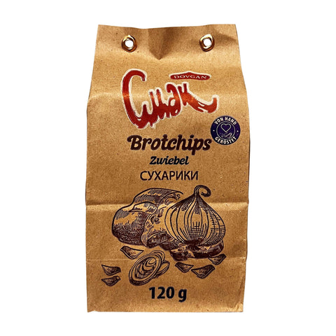 Cmak - Brotchips mit Zwiebel - Karton 12 × 120 g