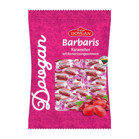 Dovgan - Hartkaramellen mit Berberitzengeschmack - Karton 12 × 200 g
