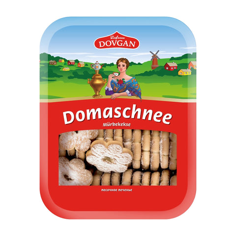 Dovgan - Domaschnee (Mürbekekse) - Karton 5 × 250 g