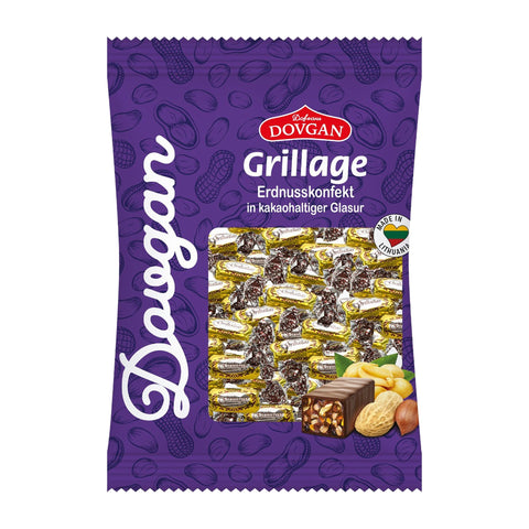 Dovgan - Griliage (Erdnusskonfekt) - Karton 11 × 200 g