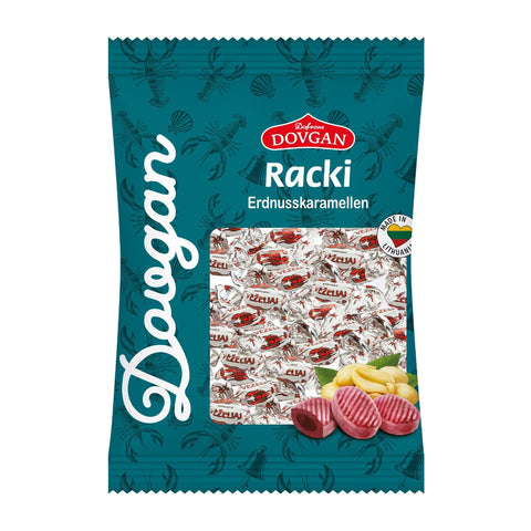 DOVGAN - Hartkaramellen mit Erdnüssen (Racki) - 12 × 200 g