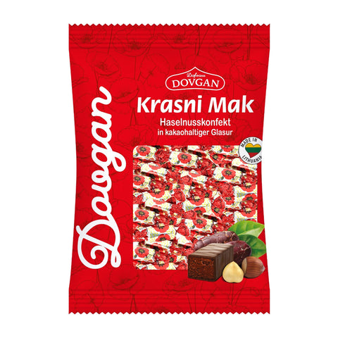 DOVGAN - Haselnuss-Mandel-Konfekt (Krasni Mak) - 11 × 205 g