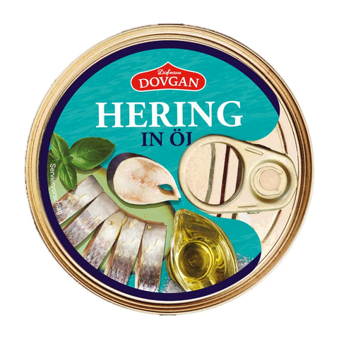 Dovgan - Hering in Öl - Karton 8 × 240 g