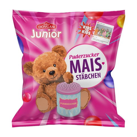 Dovgan - Junior (Icing-Sugar Corn Sticks) - Case of 20 × 30 g
