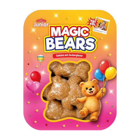 Dovgan - Magic Bears (Gebäck mit Zuckerglasur) - Karton 5 × 200 g