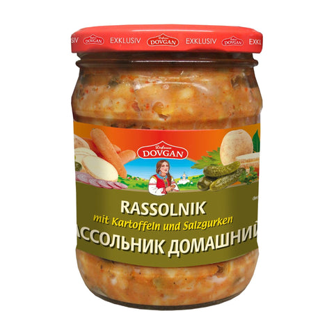 Dovgan - Rassolnik (Suppe mit Salzgurken) - Karton 10 × 480 g