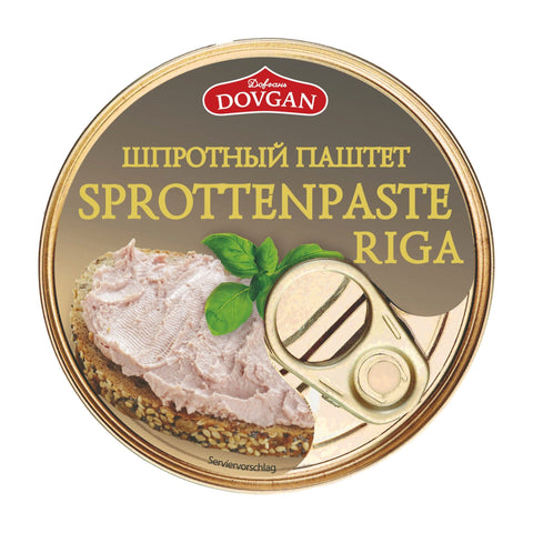 Dovgan - Riga-Sprottenpaste - Karton 36 × 160 g