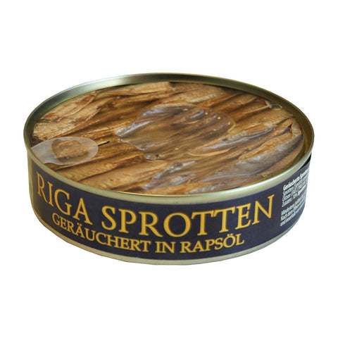 Dovgan - Riga Sprotten in Rapsöl - Karton 12 × 160 g