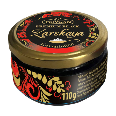 Dovgan - Zarskaya (Schwarzes Kaviarimitat) - Karton 6 × 110 g