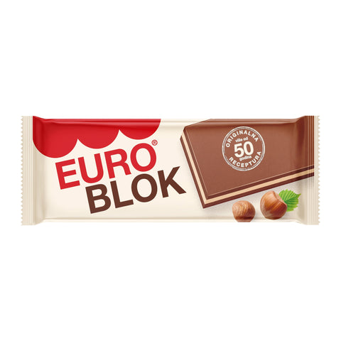 Eurocrem - Block (Kakaocremetafel) - Karton 44 × 90 g