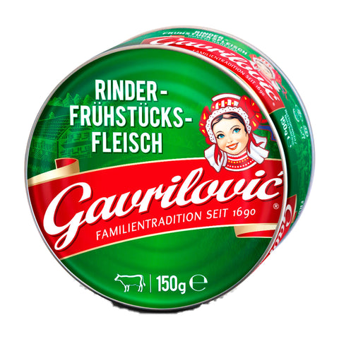 Gavrilović - Goveđi narezak (Rinderfrühstücksfleisch) - Karton 10 × 150 g