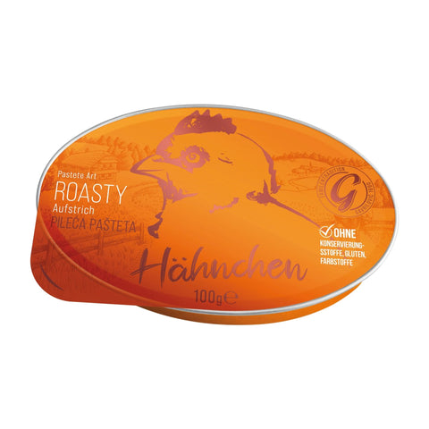 Gavrilović - Pašteta Roasty Pileća (Hähnchenaufstrich) - Karton 16 × 100 g