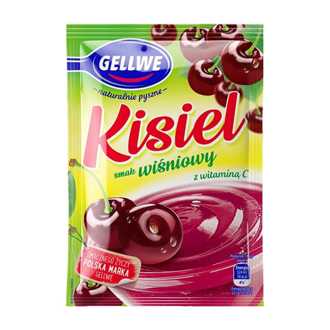 Gellwe - Geleedessert mit Kirschgeschmack (Kisiel) - 20 × 38 g