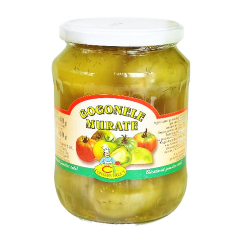 Gogonelli - Gogonele murate (Grüne Tomaten in Salzlake) - Karton 6 × 680 g
