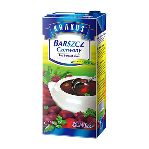 Krakus - Barszcz (Rote-Bete-Suppe) - Karton 8 × 1 l