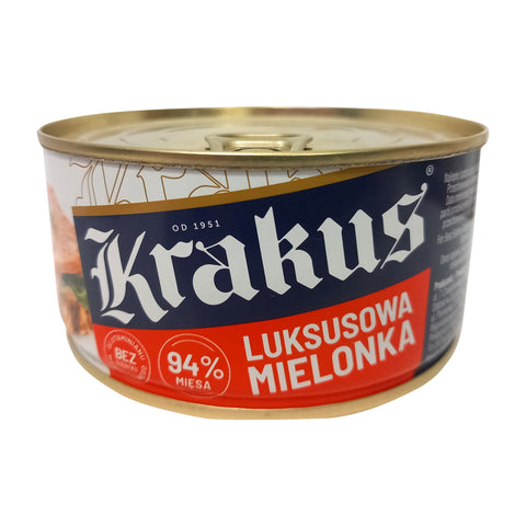 Krakus - Luksusowa mielonka wieprzowa (Schweinefleisch nach polnischer Art) - Karton 6 × 300 g