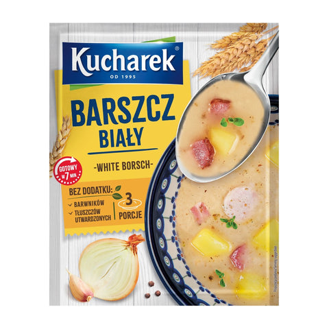 Kucharek - Barszcz biały (Weißer Borschtsch, Instantsuppe) - Karton 25 × 40 g