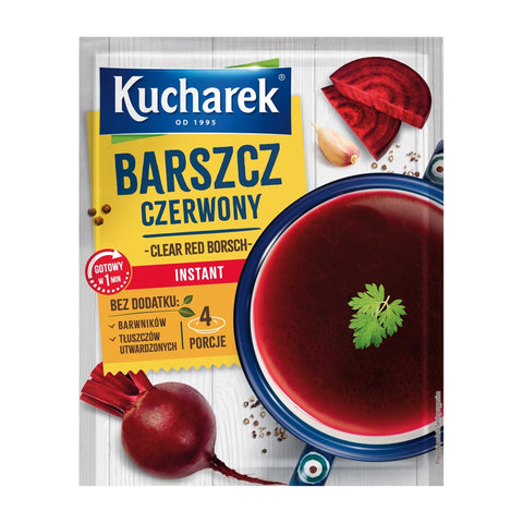 Kucharek - Barszcz czerwony (Borschtsch, Instantsuppe) - Karton 25 × 48 g