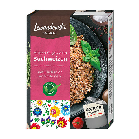 Lewandowski - Buchweizen im Kochbeutel - Karton 12 × 400 g