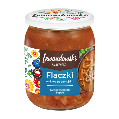 Lewandowski - Flaczki (Pikante Kuttelsuppe) - Karton 8 × 500 g