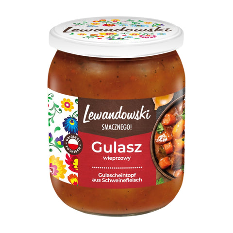 Lewandowski - Gulasz (Gulascheintopf) - Karton 8 × 500 g