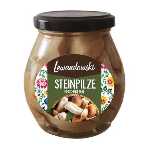 Lewandowski - Geschnittene Steinpilze - Karton 12 × 280 g