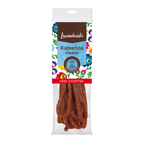 Lewandowski - Kabanossi aus Schweinefleisch (Kabanos classic) - 16 × 100 g