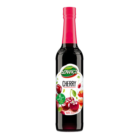 Łowicz - Sirup mit Kirschgeschmack - Karton 6 × 400 ml