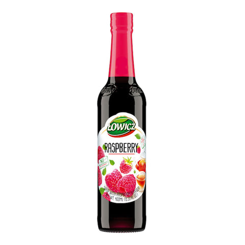 Łowicz - Sirup mit Himbeergeschmack - Karton 6 × 400 ml