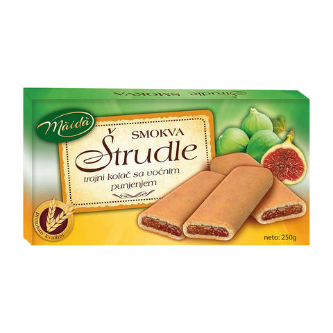 Mäida - Smokva Strudle (Strudelgebäck mit Feigenfüllung) - Karton 18 × 250 g