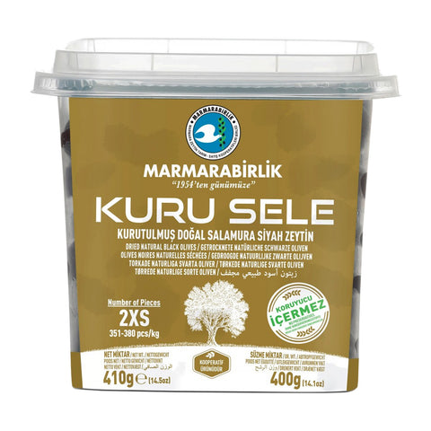 Marmarabirlik - Kuru Sele (Schwarze Oliven) - Karton 12 × 410 g