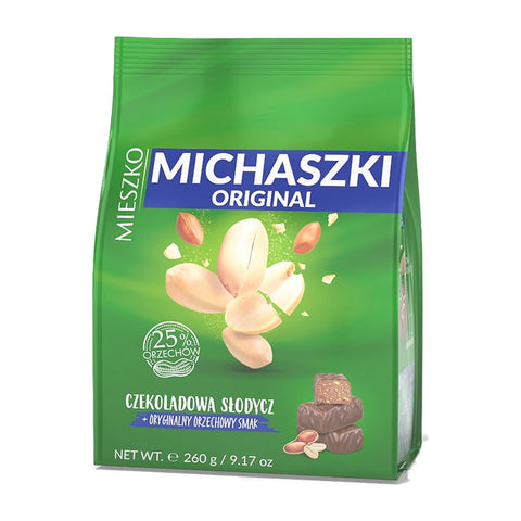 Mieszko - Michaszki Original (Erdnusspralinen) - Karton 12 × 260 g