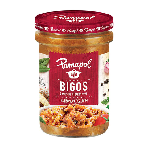 Pamapol - Bigos (Sauerkrauteintopf mit Wurst) - Karton 8 × 500 g