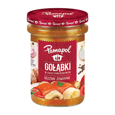 Pamapol - Gołąbki w sosie pomidorowym (Kohlrouladen in Tomatensauce) - Karton 8 × 500 g