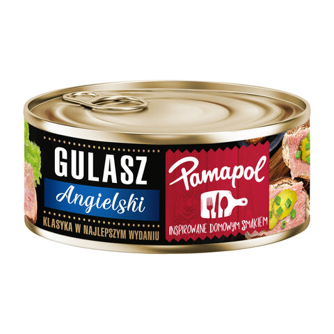 Pamapol - Gulasz angielski (Fleischkonserve) - Karton 6 × 300 g