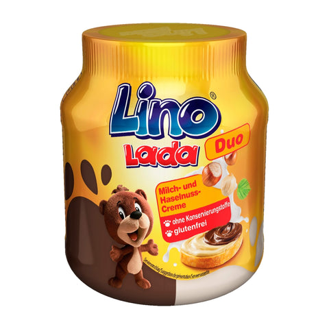Podravka - Lino Lada Duo (Milch-Haselnuss-Creme) - Karton 12 × 350 g