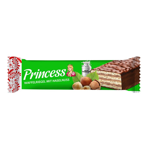 Princess - Waffelriegel mit Haselnuss in Milchschokolade - 36 × 40 g