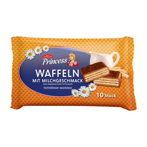 Princess - Waffeln mit Milchgeschmack - Karton 8 × 250 g