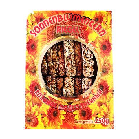Sojus - Sonnenblumenkern-Riegel - Karton 18 × 250 g