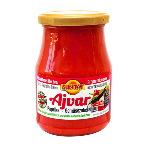 Suntat - Ajvar (Paprikazubereitung scharf) - Karton 10 × 340 g