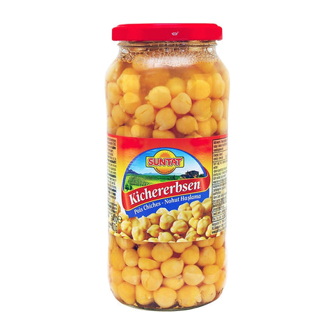 Suntat - Kichererbsen in Salzlake - Karton 12 × 540 g