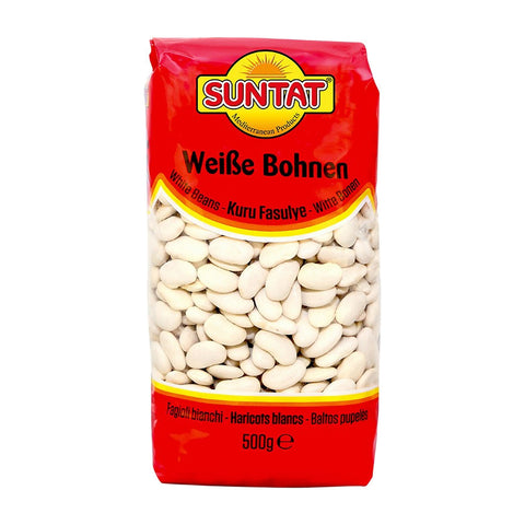 Suntat - Getrocknete weiße Bohnen - Karton 14 × 500 g