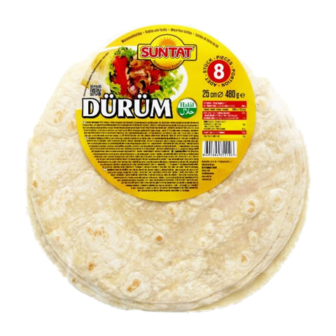 Suntat - Dürüm (Weizentortillas 25 cm) - Karton 12 × 480 g