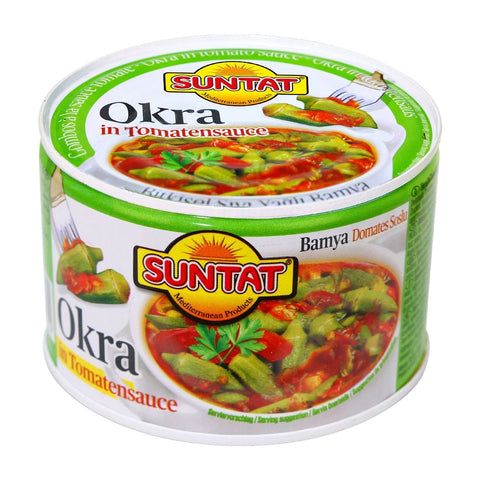 Suntat - Okra in Tomatensoße - Karton 12 × 350 g