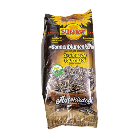 Suntat - Sonnenblumenkerne, geröstet & gesalzen - Karton 10 × 400 g