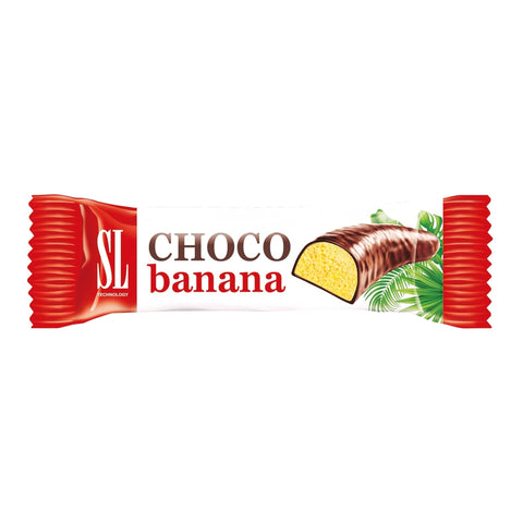 Swisslion - Choco Banana (Schaumzuckerware mit Bananengeschmack) - Karton 49 × 18 g